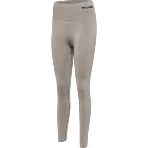 HUMMEL hmlTIF SEAMLESS HIGH WAIST TIGHTS - DRIFTWOOD - L