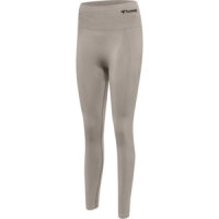 HUMMEL hmlTIF SEAMLESS HIGH WAIST TIGHTS - DRIFTWOOD - M