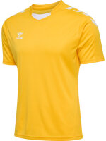 HUMMEL hmlCORE XK POLY JERSEY S/S - SPORTS YELLOW - 2XL
