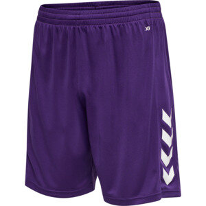 HUMMEL hmlCORE XK POLY SHORTS - ACAI/WHITE - 3XL