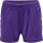 HUMMEL hmlCORE XK POLY SHORTS WOMAN - ACAI/WHITE - S