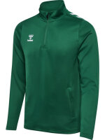 HUMMEL hmlCORE XK HALF ZIP POLY SWEAT - EVERGREEN - 4XL