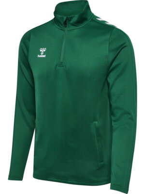 HUMMEL hmlCORE XK HALF ZIP POLY SWEAT - EVERGREEN - M