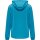HUMMEL hmlCORE XK POLY SWEAT HOODIE WOMAN - BLUE DANUBE - 3XL