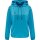HUMMEL hmlCORE XK POLY SWEAT HOODIE WOMAN - BLUE DANUBE - 3XL