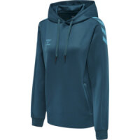 HUMMEL hmlCORE XK POLY SWEAT HOODIE WOMAN - BLUE CORAL - 3XL