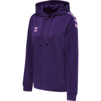 HUMMEL hmlCORE XK POLY SWEAT HOODIE WOMAN - ACAI - 3XL