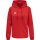 HUMMEL hmlCORE XK POLY SWEAT HOODIE WOMAN - TRUE RED - 3XL
