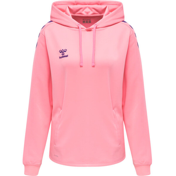 HUMMEL hmlCORE XK POLY SWEAT HOODIE WOMAN - BLACK/BLACK - 3XL