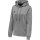 HUMMEL hmlCORE XK POLY SWEAT HOODIE WOMAN - GREY MELANGE - 3XL
