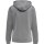 HUMMEL hmlCORE XK POLY SWEAT HOODIE WOMAN - GREY MELANGE - 3XL