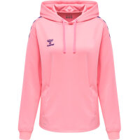 HUMMEL hmlCORE XK POLY SWEAT HOODIE WOMAN - BLACK/BLACK - S