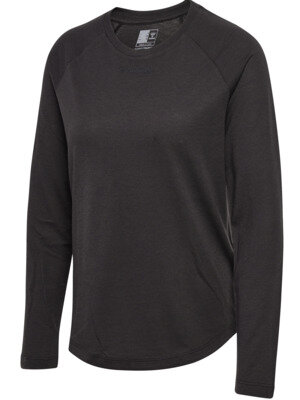 HUMMEL hmlMT VANJA T-SHIRT L/S - ESPRESSO - XS