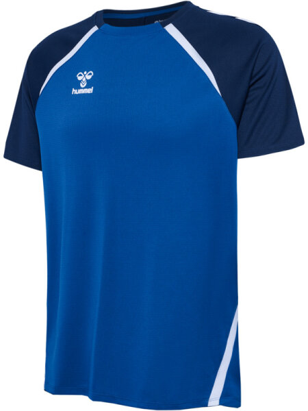 HUMMEL hmlLEAD 2.0 JERSEY S/S - TRUE BLUE/MARINE - S