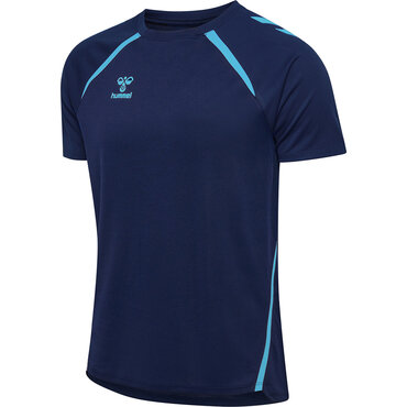 HUMMEL hmlLEAD 2.0 JERSEY S/S - MARINE/BLUE FISH - L