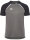 HUMMEL hmlLEAD 2.0 JERSEY S/S - STEEL GRAY/ASPHALT - 3XL