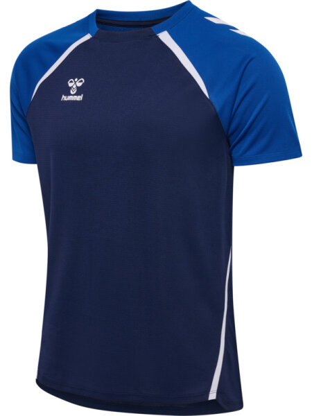 HUMMEL hmlLEAD 2.0 JERSEY S/S - MARINE/TRUE BLUE - 2XL
