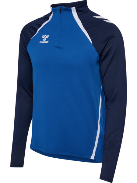 HUMMEL hmlLEAD 2.0 HALF ZIP - TRUE BLUE/MARINE - 2XL