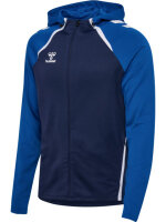 HUMMEL hmlLEAD 2.0 ZIP HOODIE - MARINE/TRUE BLUE - 3XL