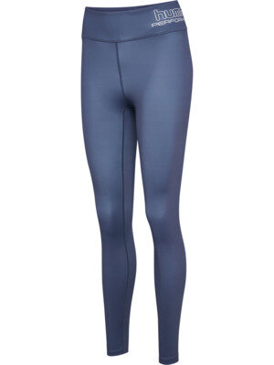 HUMMEL hmlTE FUNDAMENTAL MID WAIST TIGHTS - BLUE INDIGO - S