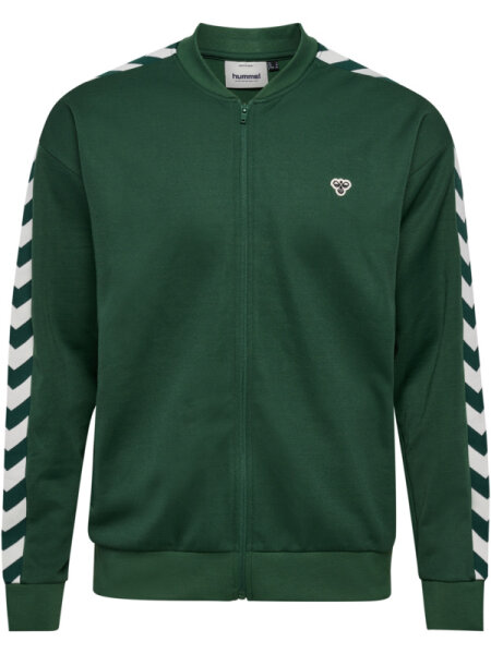 HUMMEL hmlARCHIVE REGULAR POLY ZIP JACKET - CHOCOLATE PLUM/CHOCOLATE PLUM - L