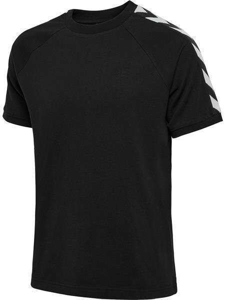 HUMMEL hmlARCHIVE LOOSE T-SHIRT S/S - BLACK/DARK GREEN - 2XL