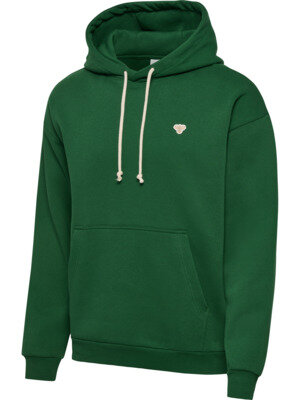 HUMMEL hmlLOOSE HOODIE BEE - EDEN - M