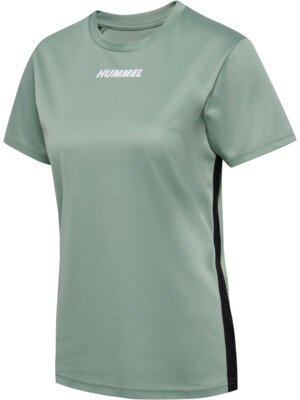 HUMMEL hmlMULTI PL JERSEY WOMAN - ICEBERG GREEN - S