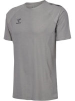 HUMMEL hmlCIMA 2.0 JERSEY S/S - ALLOY MELANGE - M