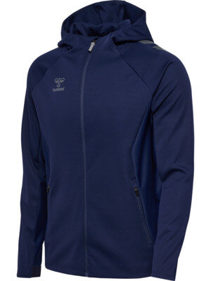 HUMMEL hmlCIMA 2.0 ZIP HOODIE - MARINE - S
