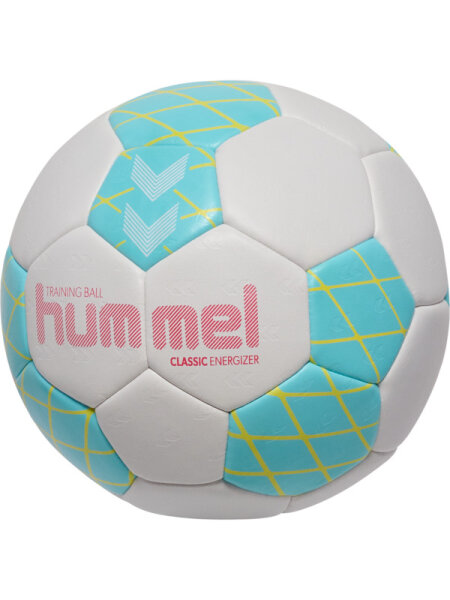 HUMMEL hmlCLASSIC ENERGIZER Handball OFF WHITE/LIGHT BLUE/YELLOW 1