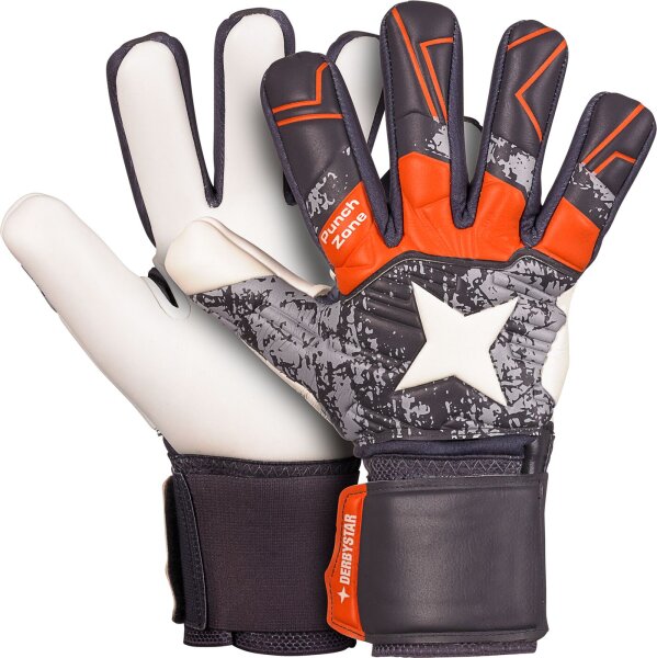 Derbystar Torwarthandschuhe-GOALIE orange/grau/weiss 8