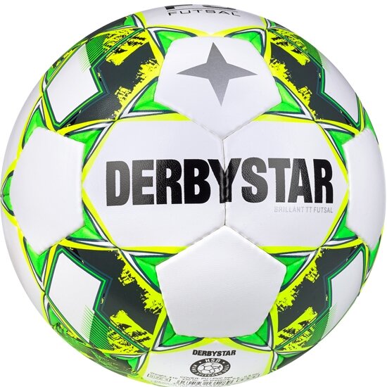 Derbystar Fussball-FUTSAL BRILLANT TT weiss/gelb/grün 4