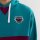 Jako Retroragender Hoodie petrol/berry L