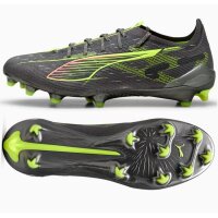 Puma Ultra 5 Ultimate FG Fussballschuhe matte aged silver-yellow alert-sun struck 46