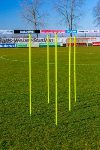 5er-Set - Slalomstange 2-teilig mit Erdspieß