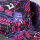 Jako Malle Fischerhut Tropicana weiß/pink/lila/schwarz uni