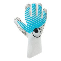 uhlsport FM Cybertec Supergrip+ HN Torwarthandschuhe weiß/cyberblau/schwarz 8,5
