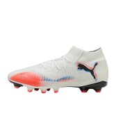 Puma Future 8 Pro FG/AG Fussballschuhe puma white-puma black-glowing red 44