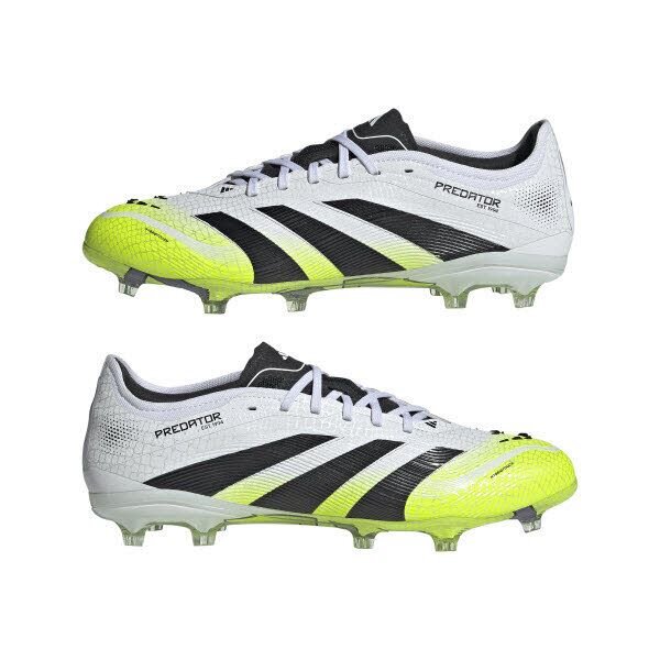 adidas Predator Pro FG Fussballschuhe weiß/schwarz/gelb 4½ (37 1/3 EU)