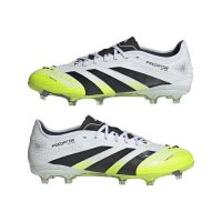 adidas Predator Pro FG Fussballschuhe weiß/schwarz/gelb 6½ (40 EU)