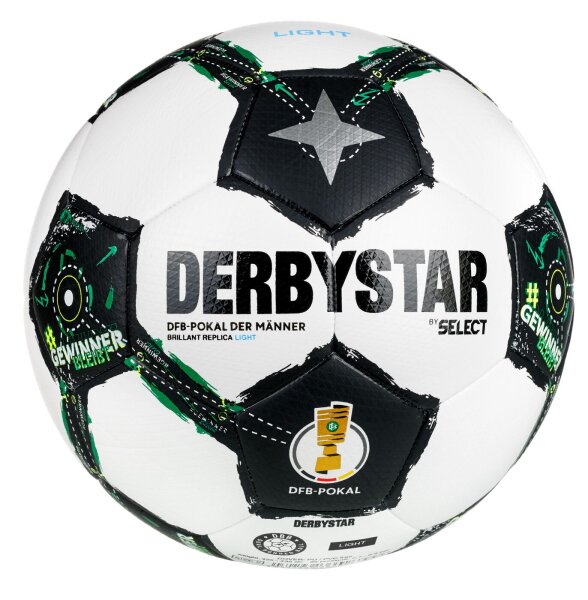 Derbystar FB-DFB Pokal BRILLANT REPLICA LIGHT v25 weiß/schwarz/grün 5