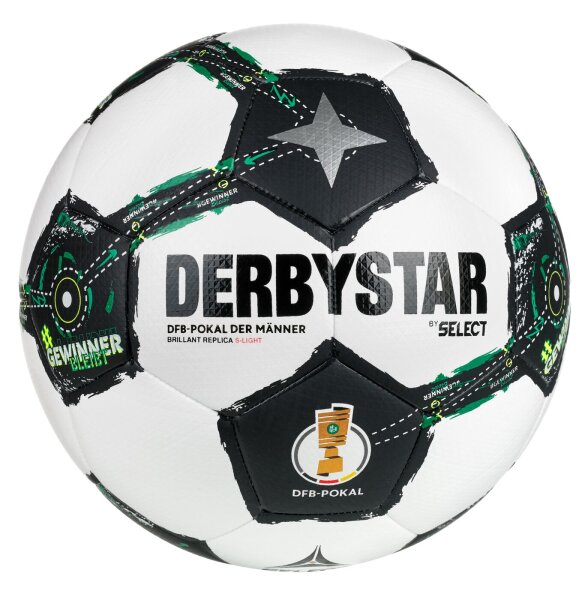 Derbystar FB-DFB Pokal BRILLANT REPLICA S-LIGHT v25 weiß/schwarz/grün 5