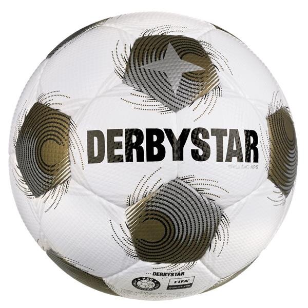 10er Ballpaket Derbystar FB-BRILLANT APS - weiss/gold/silber - 5