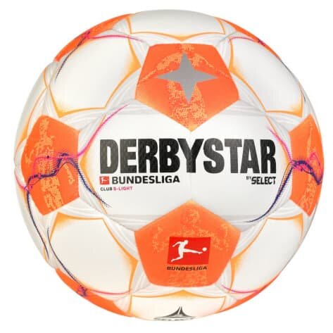 10er Paket Derbystar Bundesliga Club S-Light v24 Trainingsball weiß/orange 3