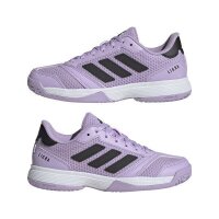 adidas Ligra 8 Kinder Indoorschuhe lila/schwarz/weiß 5 (38 EU)