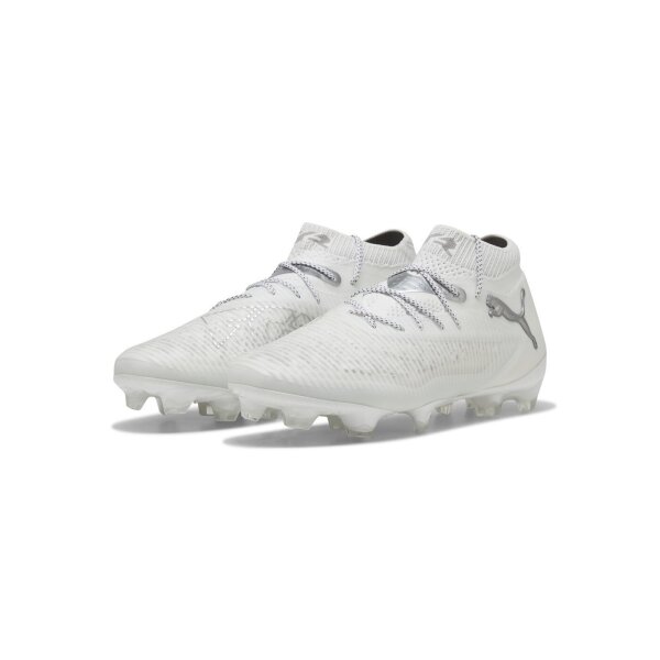 Puma Future 8 Ultimate FG Fussballschuhe puma white-matte silver 45