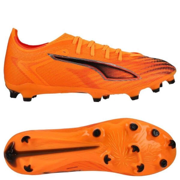 Puma Ultra 6 Match FG/AG Fussballschuhe heat fire-puma black-glowing red 47