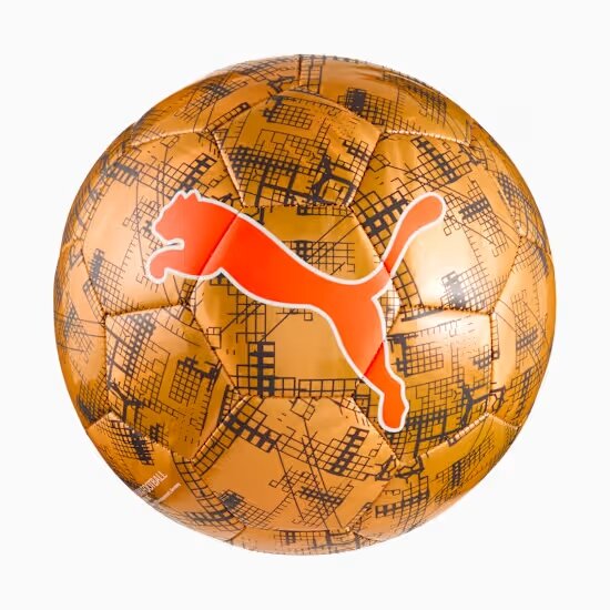 Puma Cup Graphic Ball gold/schwarz/orange 4