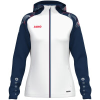 Jako Kapuzenjacke Sonic weiß/marine/rot S